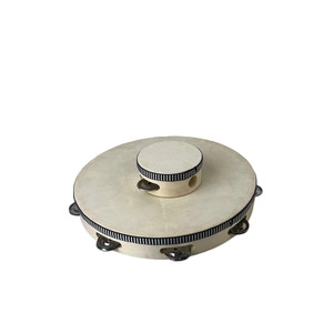 Gran cantidad Buen precio Sonido claro Instrumento de percusión Música Regalo Madera 4 6 pulgadas Pandereta - Product Image 3