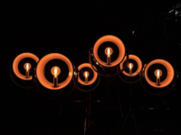 Lumière de scène rétro, lumière de fond DJ, 40W DMX512, ampoule tungstène, lumière de scène jaune rétro classique pour fête