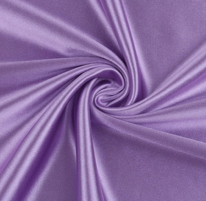 Usine directe 250gsm Satin Spandex sous-vêtements tissu 100% Polyester brillant brillant lisse chaîne tricoté pour les filles pour les mariages - Product Image 5