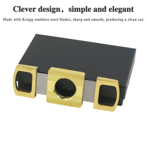 ชุดอุปกรณ์ตัดซิการ์วินเทจ มีดตัดซิการ์ อุปกรณ์เสริมสำหรับการสูบบุหรี่ ที่ตัดซิการ์สุดหรู ชุดที่ตัดซิการ์ - Product Image 1