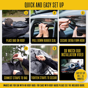 Bolsa de Carga para Techo de Coche Todoterreno de PVC Personalizada de Alta Frecuencia, Bolsa de Carga Impermeable Reforzada para Techo, Bolsa de Carga para Exteriores - Product Image 3