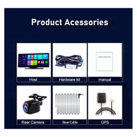 Caméra de tableau de bord de voiture 4G ADAS FHD 1080P à double objectif avec écran GPS IPS, enregistreur vidéo avec vision nocturne, WiFi, 4 Go de RAM, 32 Go de ROM