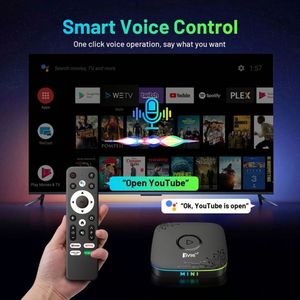 กล่องรับสัญญาณทีวี 2026 TV98 ATV MINI STB Quad Core 8K <span class=keywords><strong>USB</strong></span> 3.0 BT พร้อมรีโมทสั่งงานด้วยเสียง กล่องสมาร์ทมีเดียเพลเยอร์ รองรับ <span class=keywords><strong>Google</strong></span> <span class=keywords><strong>Chromecast</strong></span> ระบบปฏิบัติการ Android 14 - Product Image 5