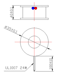Bobines de lévitation et d'électroaimant BOYA - Modèle <span class=keywords><strong>BYC</strong></span> 3540 en cuivre pour applications automobiles et contrôle tactile LED - Product Image 1