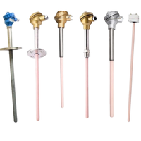 Sonde thermocouple K S J à filetage plat, capteurs de température 1200°C pour une mesure précise de la température