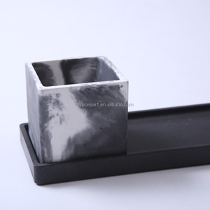 Mini <span class=keywords><strong>pot</strong></span> <span class=keywords><strong>de</strong></span> fleur carré moderne avec design simple, jardinière <span class=keywords><strong>de</strong></span> bureau pour salon, décor <span class=keywords><strong>de</strong></span> centre commercial, boîte en carton d'intérieur - Product Image 4