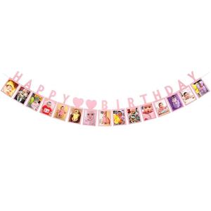 Striscione Oro Rosa Blu per Baby Shower e Primo <span class=keywords><strong>Compleanno</strong></span>, Decorazioni per Festa di 1 <span class=keywords><strong>Anno</strong></span>, Cornice Fotografica 12 Mesi - Product Image 3