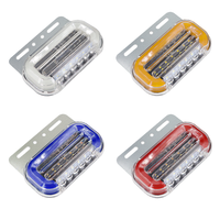 Feux latéraux LED 24V pour camion, feux de position jaunes, feux de gabarit, accessoires pour remorque, tracteur, bus, voiture, clignotants