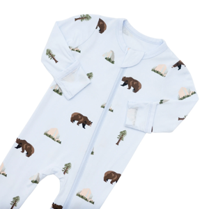Bamboe zachte romper babykleding effen kleur 2-weg rits romper baby jumpsuit playsuit baby fabrikant - Product Image 3
