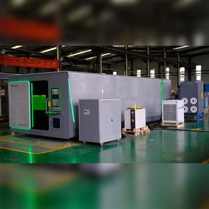 Enclosed Fiber Laser Cutting Machine With Exchange <b>Table</b> Roll Feed Laser Cutter Metal with Auto Feeder & Camera - Product Image 6