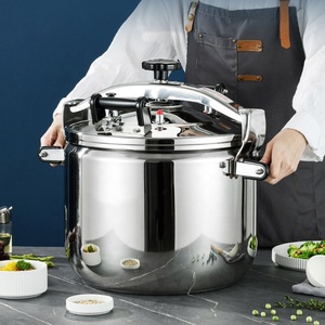 Cuisinière à pression commerciale en acier inoxydable de 80 L, capacité extra-large de 50 L, avec conception anti-explosion pour restaurants et usage domestique - Product Image 2