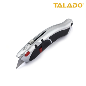 Cuchillo Multiusos con Hoja <span class=keywords><strong>Retráctil</strong></span> <span class=keywords><strong>de</strong></span> Varias Etapas, Resistente a Impactos y con Carcasa Reforzada, para Cortar Papel Tapiz - Product Image 5