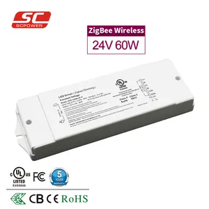 Multiplex output power ac to dc supplies zigbee led driver for led strip lighting