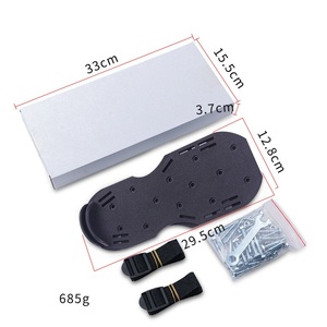 Chaussures à pointes pour peinture au sol époxy Construction Outils de sol de garage Outils d'aérateur de <span class=keywords><strong>pelouse</strong></span> réglables - Product Image 5