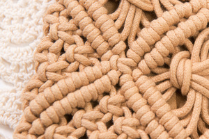 Women's Solid Color Large Capacity Clutch Bag Straw Hand-crocheted Beach Tote Shoulder Messenger Crossbody Handbag Drop Shipping - Product Image 3