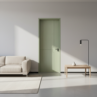 Portes à panneaux de style shaker, porte intérieure classique, porte intérieure à 2 panneaux, porte intérieure à âme creuse imperméable