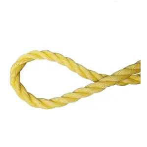 Most Popular Nylon 3 Strand Twist Polypropylene Pp Rope At Factory Price For Packaging Ship Rope