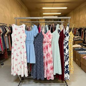 Vestido de Verano Bohemio Floral de Moda para Mujer, Lote al por Mayor, Vestidos Midi Estampados, Lote Mixto, Listo para Enviar, Ropa Casual - Product Image 1