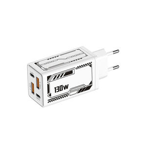 130瓦超快速充电器4端口C型PD快速充电USB手机充电器苹果笔记本电脑多设备充电器 - Product Image 1