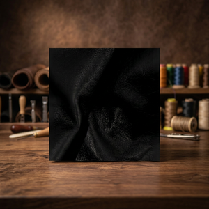 Cuir de vachette grainé noir, cuir véritable, tissu écologique, groupe JNA, épaisseur 0,8-1,2 mm, matériau texturé pour accessoires et artisanat - Product Image 4