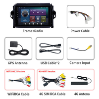 9 ''GPS Navigation Stéréo Android Multimédia Carplay Écran Tactile Autoradio Lecteur pour Toyota Fortuner 2016 ~ 2018 avec BT 4G DSP
