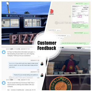 Fast Food Carts Camper Car Big HY Food Van Hot Dog Stand Mobile Food Cart Van With Fully Equipped Restaurant Customised
