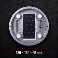 Marqueur de trottoir solaire LED réfléchissant double face IP68 couleur personnalisée pour parkings