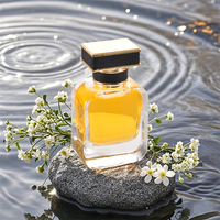 Flacon de parfum carré vide 30ml 50ml 100ml, emballage cosmétique ambre, flacon de parfum avec boîte – Vente chaude