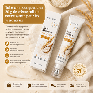 Crème Contour des Yeux Intense Hydratation – Atténue les Cernes, Adoucit les Zones Sèches et Rugueuses, Sans Parfum, à la Céramide de Riz - Product Image 3