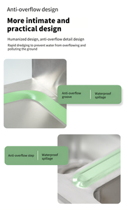 خزانة مطبخ صناعية مخصصة مصنوعة يدويًا بوعاء فردي مزدوج - Product Image 6