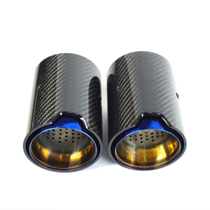 ปลายท่อไอเสียคาร์บอนไฟเบอร์เต็มรูปแบบสีดำเมตรสำหรับปลายท่อไอเสีย M5 F90 BMW - Product Image 6