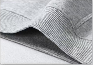 Sweat-shirt à capuche unisexe gris, coupe ample, en coton French Terry, décontracté, pull d'automne avec poche avant, longueur normale - Product Image 5