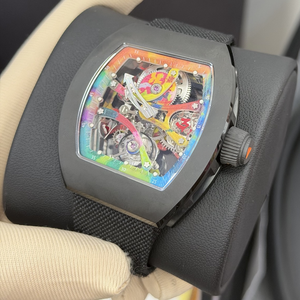 Montre Homme de Luxe Super Mouvement Mécanique en Fibre de Carbone Ultra-légère avec Cadran Haut de Gamme et Bracelet en Tissu - Product Image 5