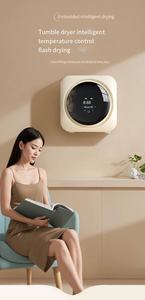 Mini machine à laver murale compacte de <span class=keywords><strong>3kg</strong></span>, peu encombrante avec prise US de conception automatique à faible consommation d'eau pour dortoirs/appartements - Product Image 6