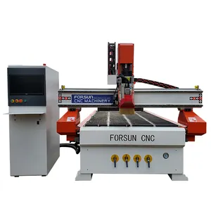 FORSUN 3D 5 축 나무 CNC 라우터 기계 스티로폼 커터 나무 폼 금형 만들기. 나무 거품 조각. 서핑 보드 만들기