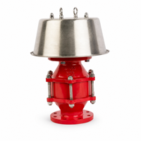 ZHENXUAN ZXZGB-III Penutup Anti-Ledakan DN150 Flame Arrester untuk Penampungan Petrokimia untuk Suhu Normal/Rendah/Sedang