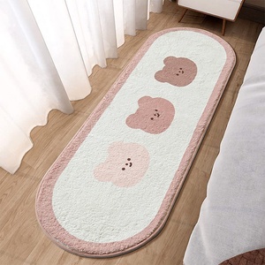Alfombras de lana de imitación para sala de estar y dormitorio, tapete súper suave para baño, felpudo antideslizante para puerta, Alfombra de cocina - Product Image 3