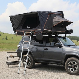 Tente de toit en aluminium, coque rigide, imperméable, ABS, installation automatique rapide, camping sur le toit de la voiture, voyage, robuste, trois personnes, tout-terrain - Product Image 6