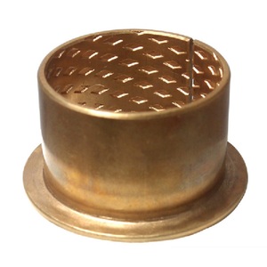 บูชทองแดง BRM80-F 190x195x225x90 แหวนรองรับแรงกดทองแดงแบบมี<span class=keywords><strong>รอย</strong></span>บุ๋ม ลูกปืนทองแดงแบบมีรอยบุ๋ม - Product Image 1