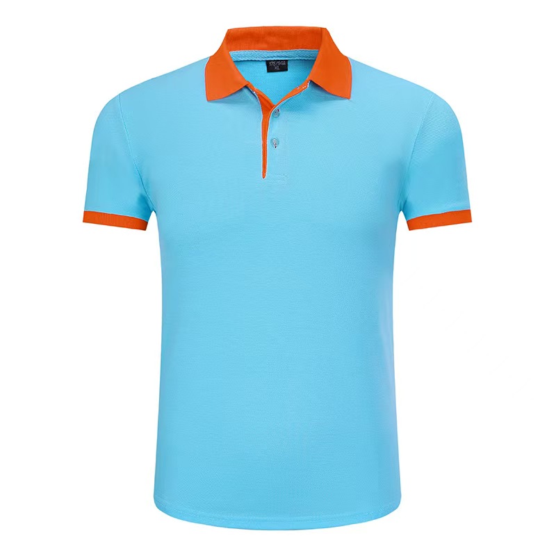 10-Azul claro (collar naranja)