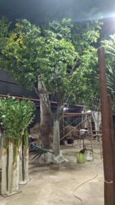 Albero <span class=keywords><strong>di</strong></span> Ficus Benjamina Artificiale in Fibra <span class=keywords><strong>di</strong></span> Vetro Personalizzato, Altezza 5m, Resistente ai Raggi UV, Ornamenti da Giardino Durevoli, Decorazioni all'Ingrosso - Product Image 2