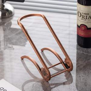 Porte-bouteilles rectangulaire Moritaka Faction, design minimaliste, durable, décoration d'intérieur, utilisation pour les fêtes, support pour bouteilles de 750 ml - Product Image 3