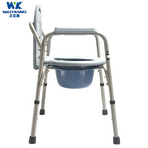 Кресло-горшок для пожилых, туалетный мобильный туалет, складные комоды для беременных женщин, для пожилых людей с ограниченными возможностями - Product Image 2