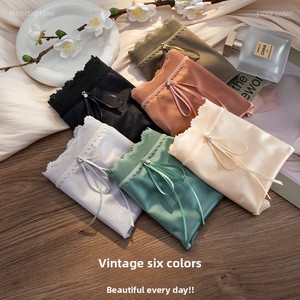 Mutandine a vita media lussuose da donna biancheria intima senza cuciture in raso e senza cuciture per la pelle invisibile aderente sottile Nude a metà altezza <span class=keywords><strong>XL</strong></span> - Product Image 2