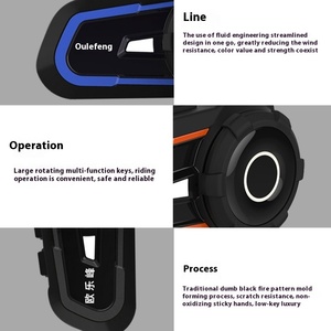 Interphone <span class=keywords><strong>Europhone</strong></span> S2 neuf fourni par l'usine pour casque, communication 2 personnes 800m, accessoires moto pour la conduite - Product Image 3