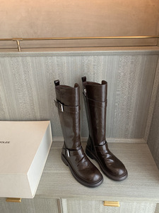 Wholesale High-quality Women's Platform for <b>Boots</b> Autumn New Short <b>Boots</b> Straight <b>Boots</b> Knight <b>Boots</b> Customized Belt Buckle - Product Image 2