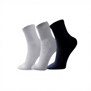 Fall/Winter Crew Running Ankle <b>Socks</b> Knitted 100% Cotton Thick Sweat-Wicking Odor-Resistant Quick-Drying Non-Slip Mens - Product Image 4