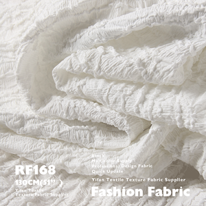 Nuova moda 3D elastico stropicciato ragnatela trama tessuto Jacquard per copricapo borse per la casa - Product Image 2