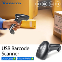 Scanner de Codes à barres 1D/2D portable sans fil, lecteur de Codes à barres de matrice de données, capacité du pistolet de Scanner de Codes à barres de toutes sortes de Codes à barres