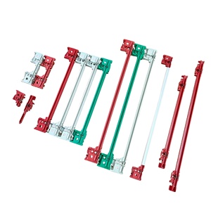Zstc รางไกด์ C-BOX Schroff พร้อมการเข้ารหัสสำหรับ CompactPCI/ VME64x, Offset 0.1 ", 220มม., สีเขียว, <span class=keywords><strong>spq</strong></span> 50 64560-072 - Product Image 3